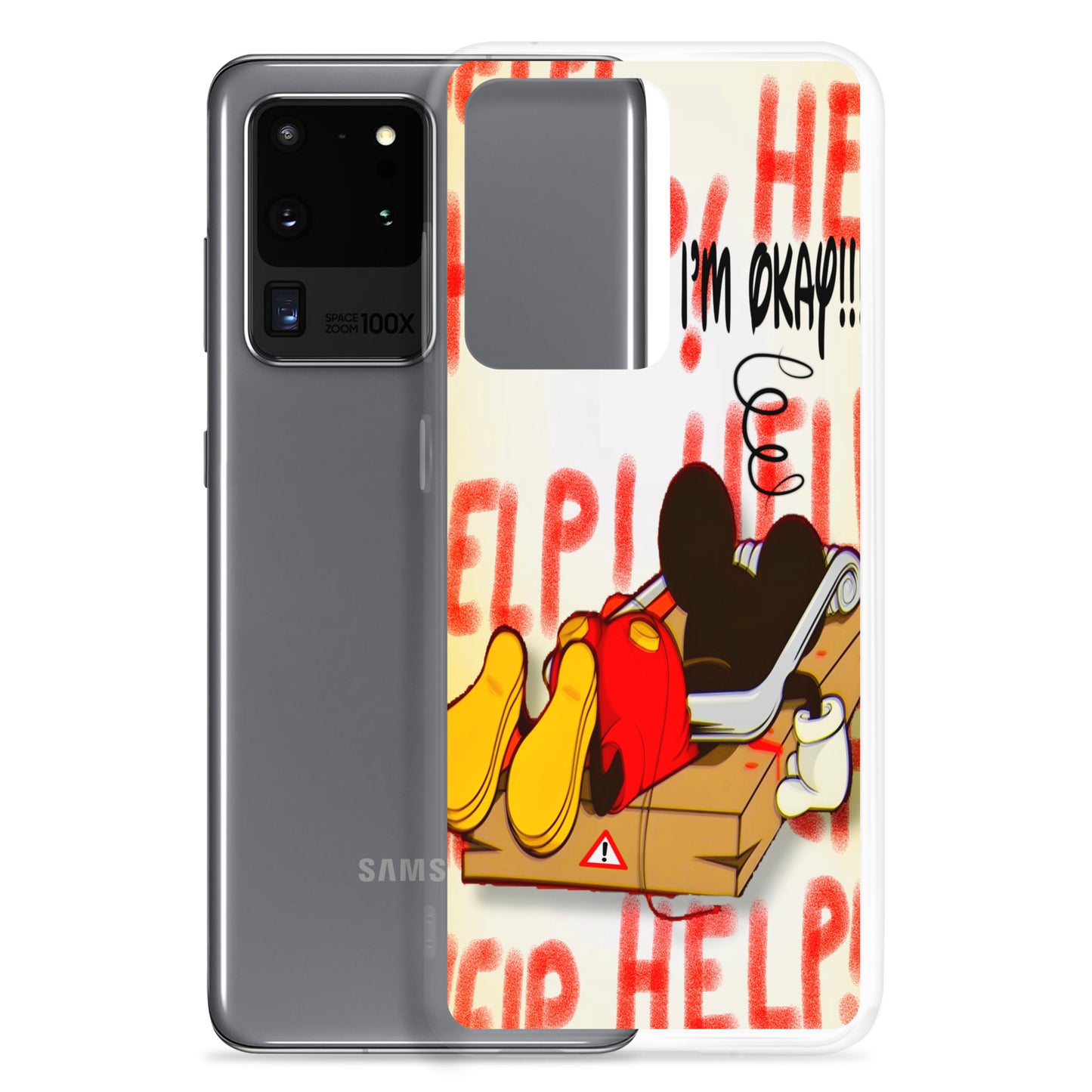 Designer Mickey-Mouse Samsung® Clear Case | Available for Most Samsung® Models