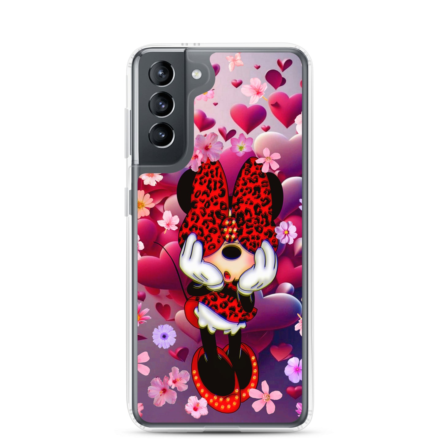 Designer Minnie-Mouse Samsung® Clear Case | Available for Most Samsung® Models