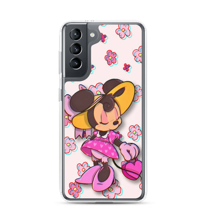 Designer Minnie-Mouse Samsung® Clear Case | Available for Most Samsung® Models | Glossy or Matte Print Options