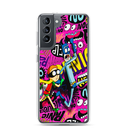 Designer Rick and Morty Samsung® Clear Case | Available for Most Samsung® Models