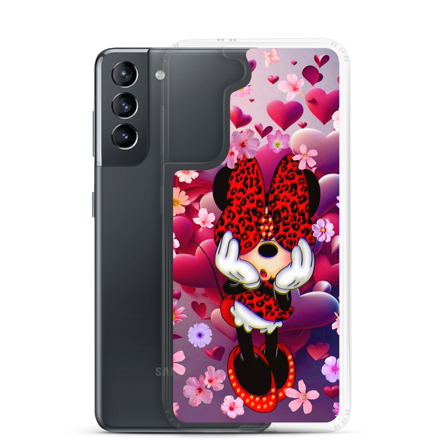 Designer Minnie-Mouse Samsung® Clear Case | Available for Most Samsung® Models