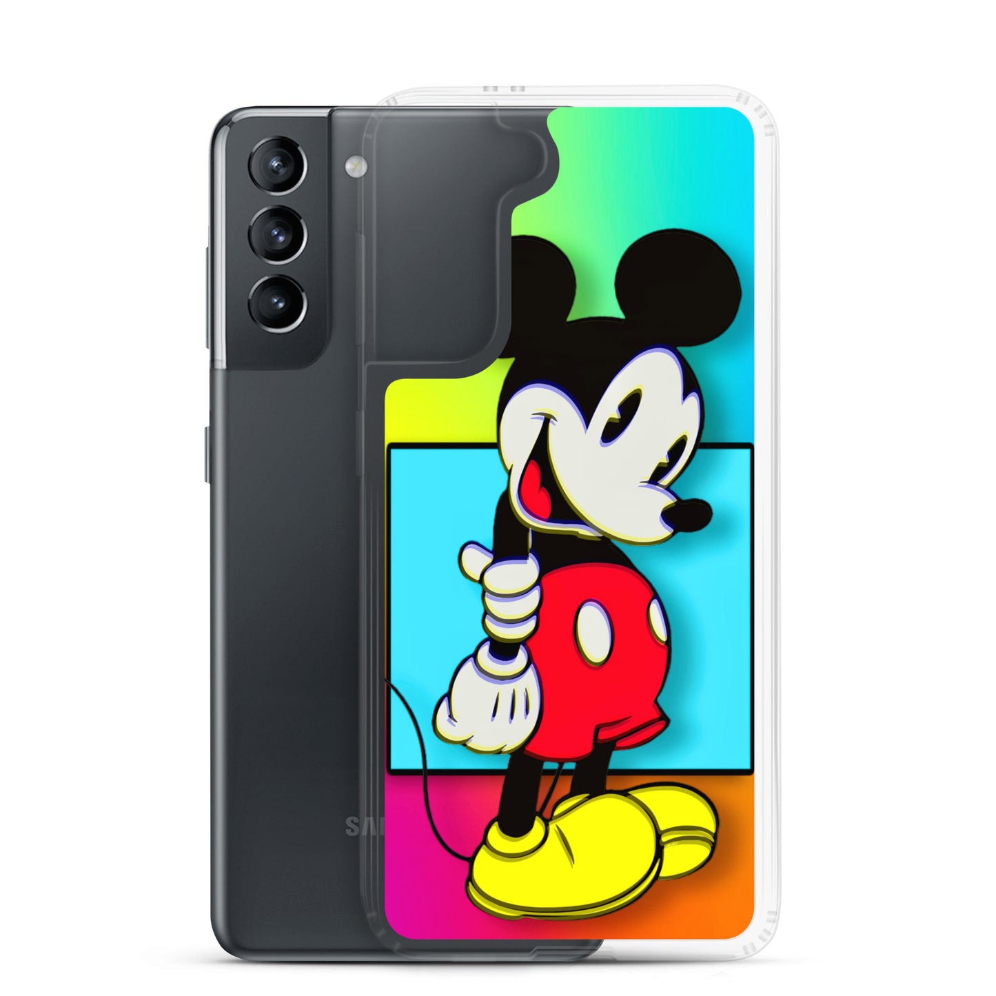 Designer Mickey-Mouse Samsung® Clear Case | Available for Most Samsung® Models