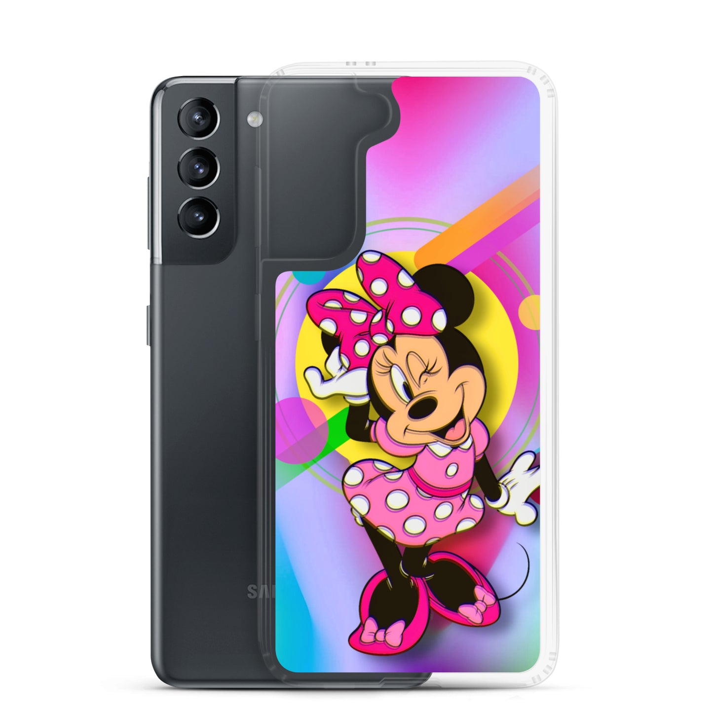 Designer Minnie-Mouse Samsung® Clear Case | Available for Most Samsung® Models