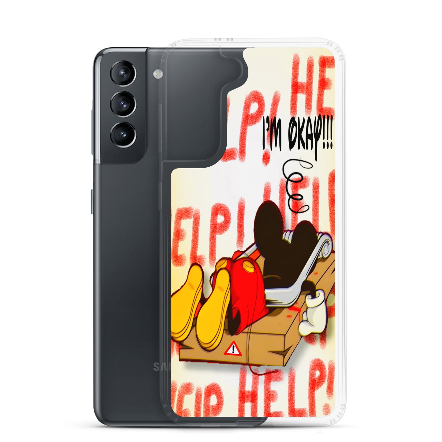 Designer Mickey-Mouse Samsung® Clear Case | Available for Most Samsung® Models