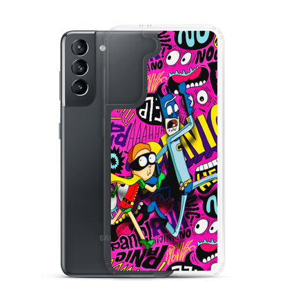 Designer Rick and Morty Samsung® Clear Case | Available for Most Samsung® Models