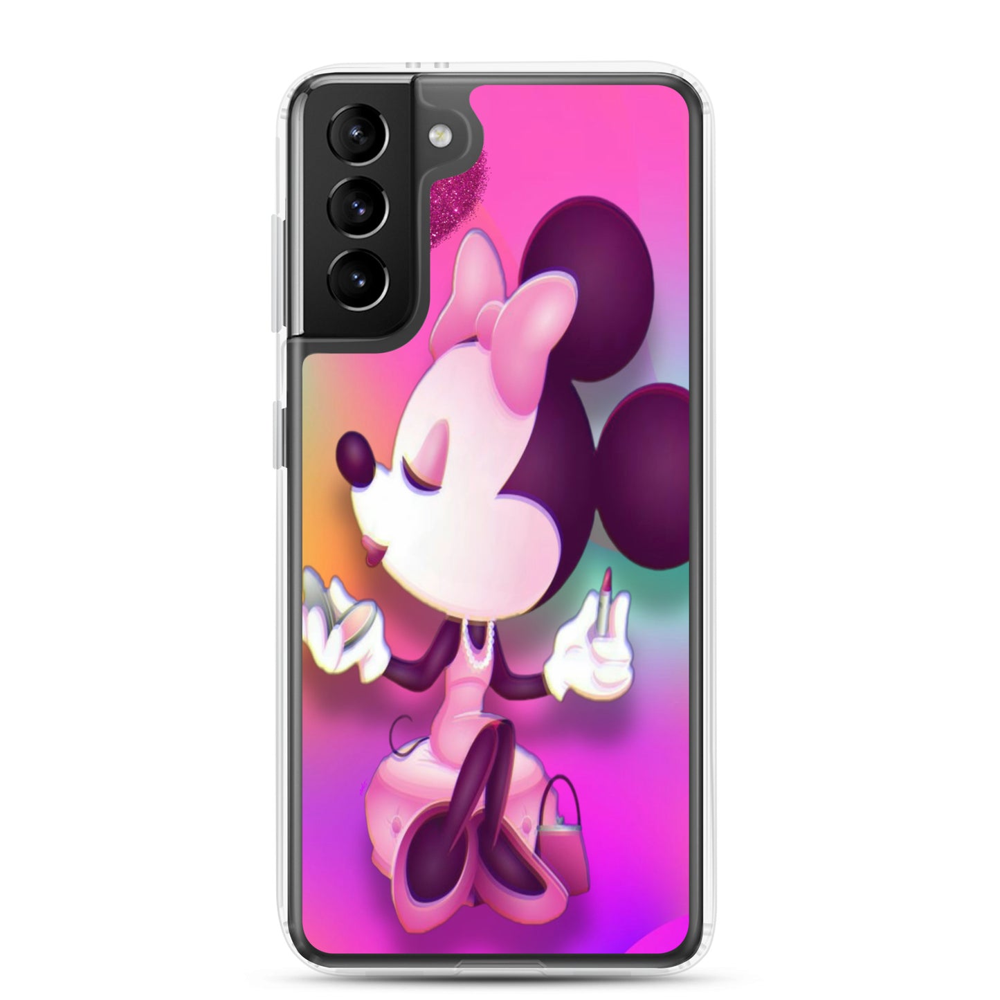 Designer Minnie-Mouse Samsung® Clear Case | Available for Most Samsung® Models