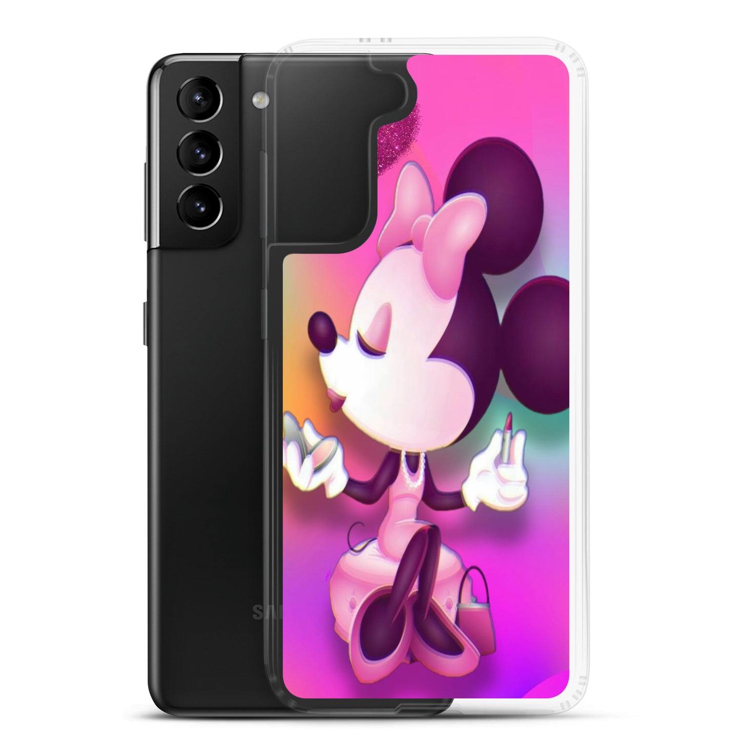 Designer Minnie-Mouse Samsung® Clear Case | Available for Most Samsung® Models