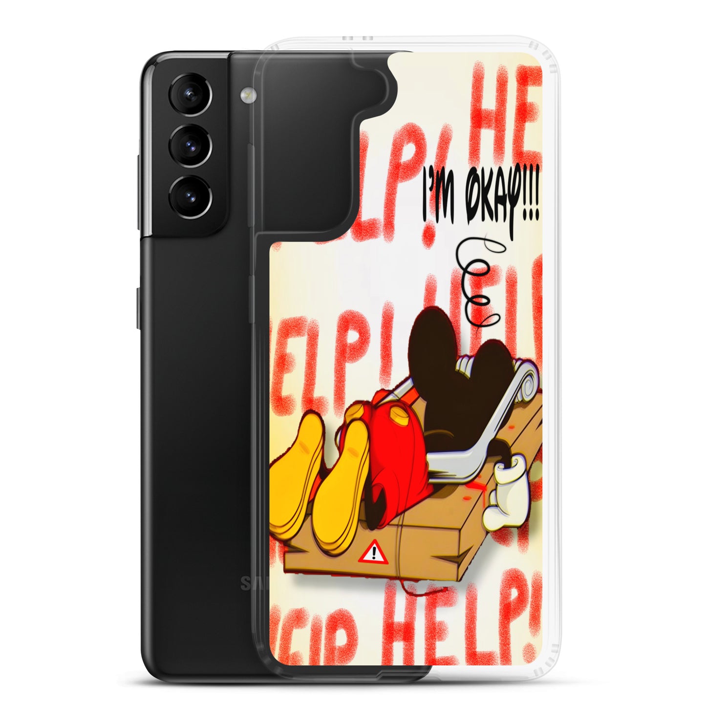 Designer Mickey-Mouse Samsung® Clear Case | Available for Most Samsung® Models