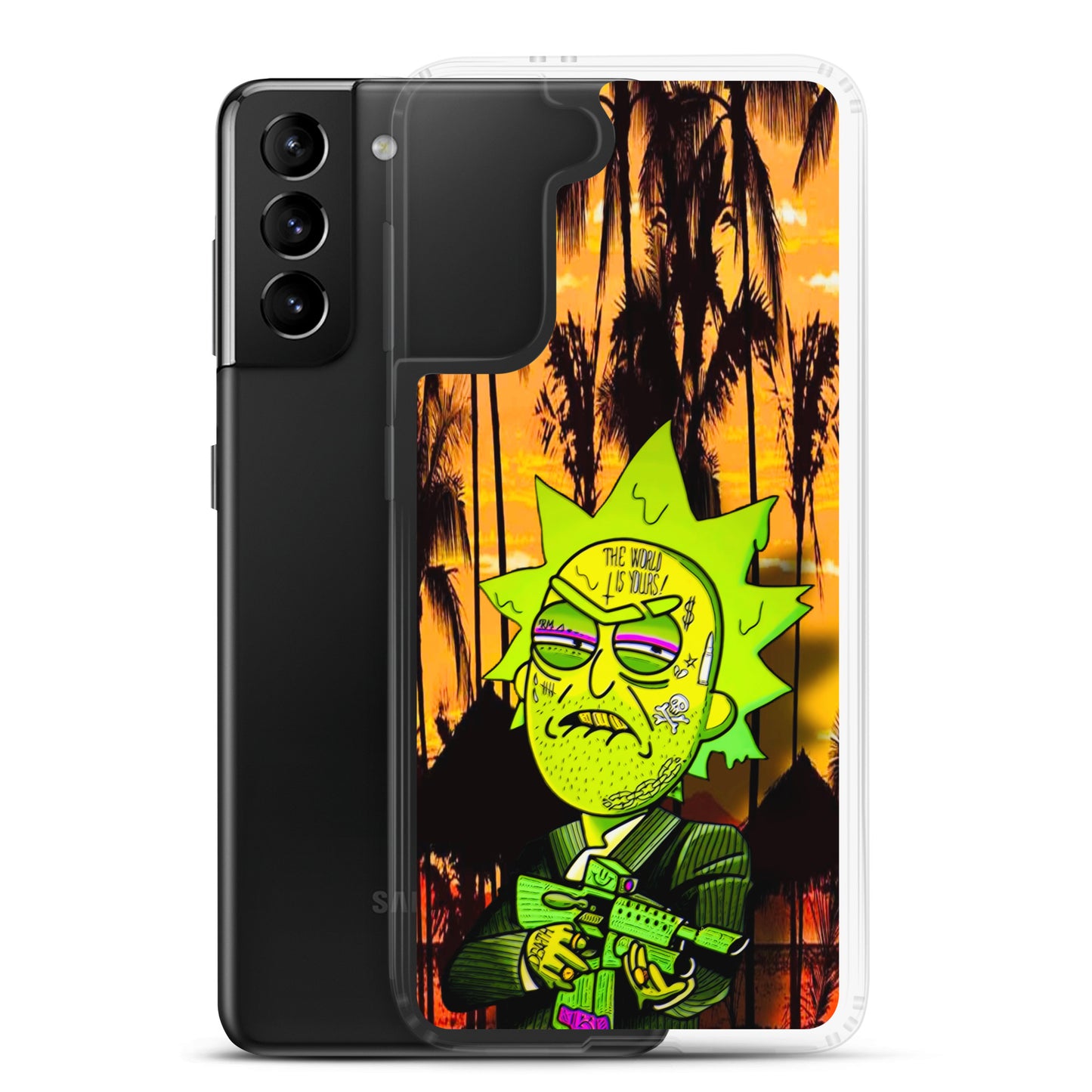 Designer Rick and Morty Samsung® Clear Case | Available for Most Samsung® Models