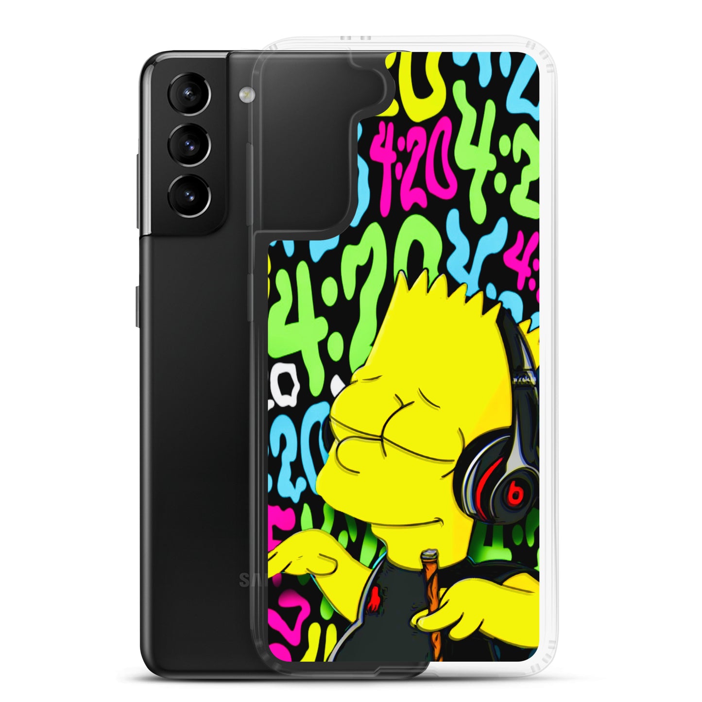 Designer The Simpsons Samsung® Clear Case | Available for Most Samsung® Models