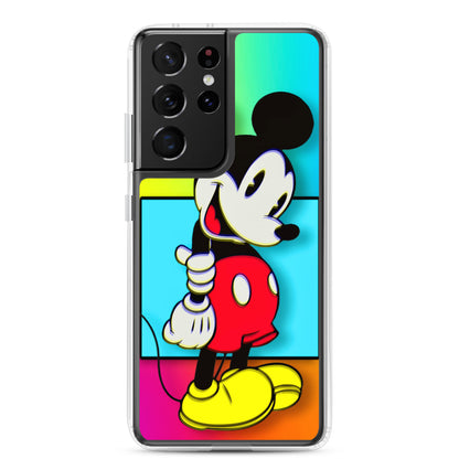 Designer Mickey-Mouse Samsung® Clear Case | Available for Most Samsung® Models