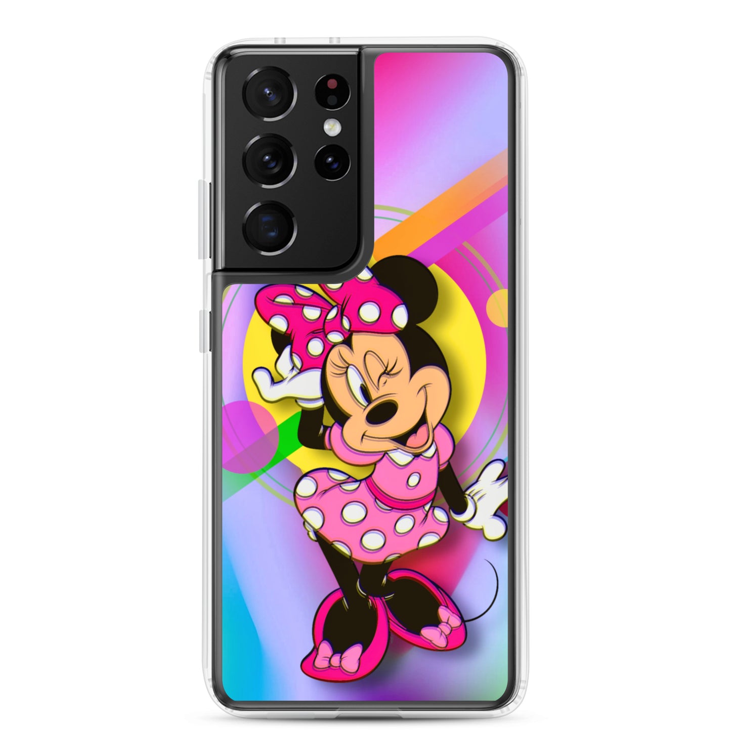 Designer Minnie-Mouse Samsung® Clear Case | Available for Most Samsung® Models