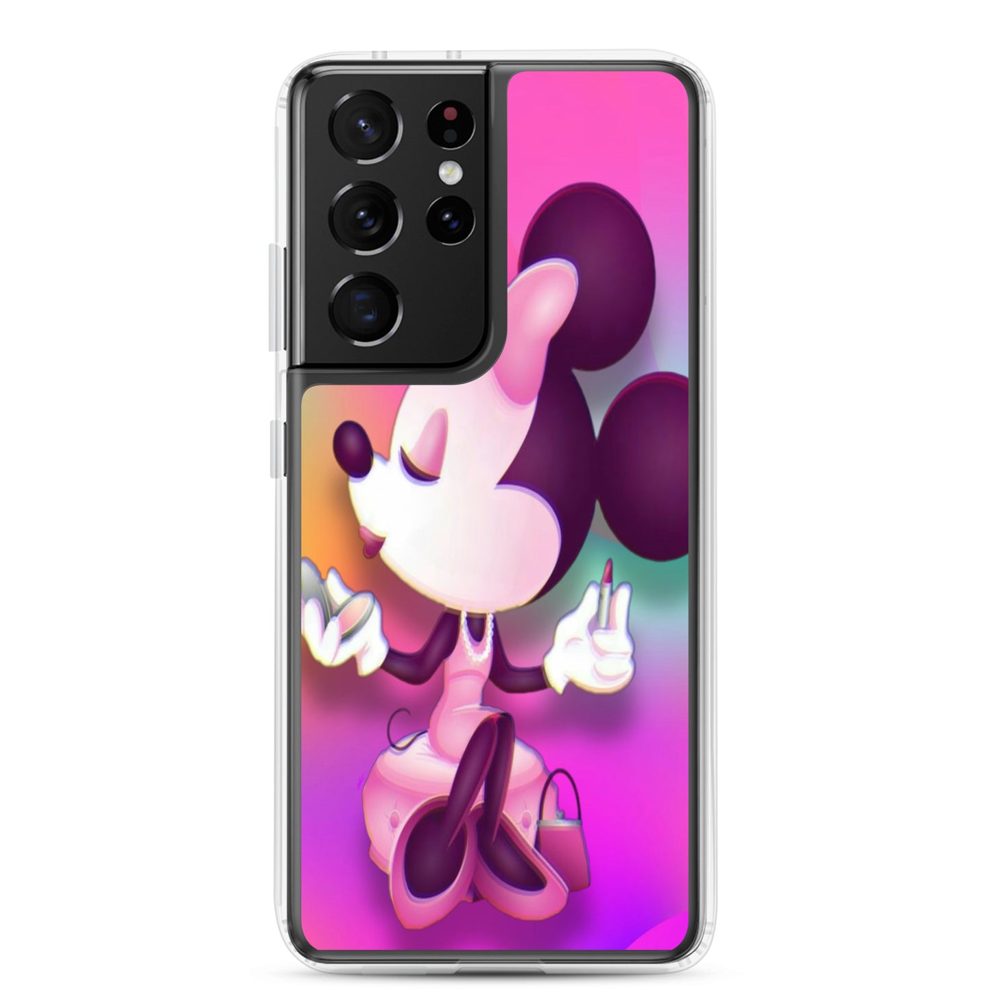 Designer Minnie-Mouse Samsung® Clear Case | Available for Most Samsung® Models