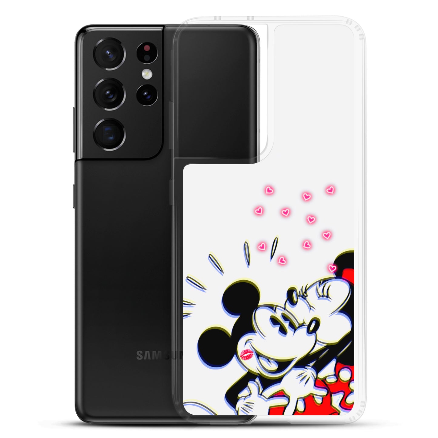 Designer Mickey-Mouse and Minnie-Mouse Samsung® Clear Case | Available for Most Samsung® Models