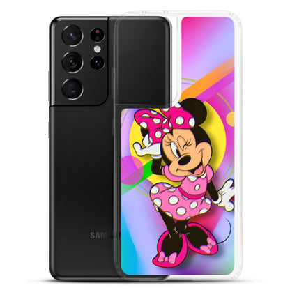 Designer Minnie-Mouse Samsung® Clear Case | Available for Most Samsung® Models