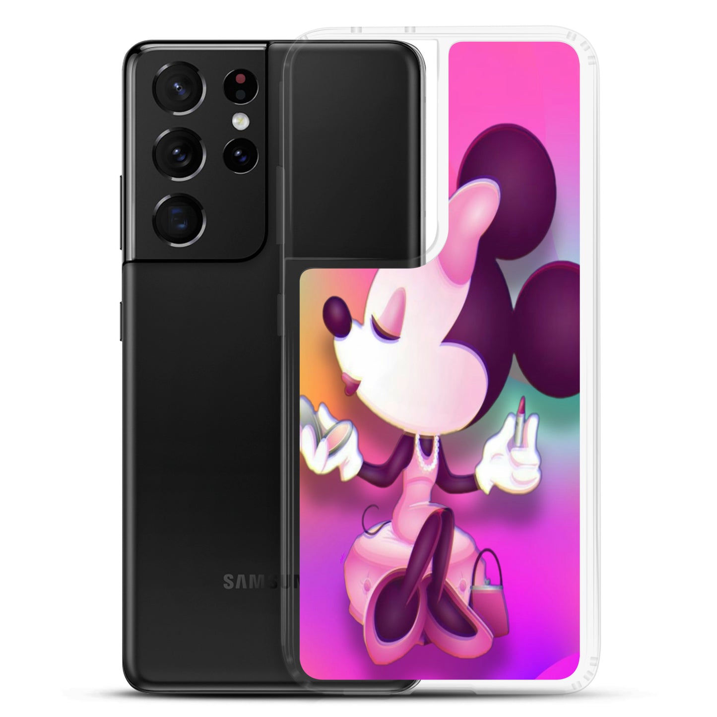 Designer Minnie-Mouse Samsung® Clear Case | Available for Most Samsung® Models