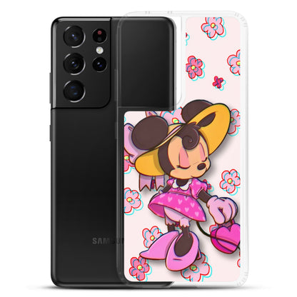 Designer Minnie-Mouse Samsung® Clear Case | Available for Most Samsung® Models | Glossy or Matte Print Options