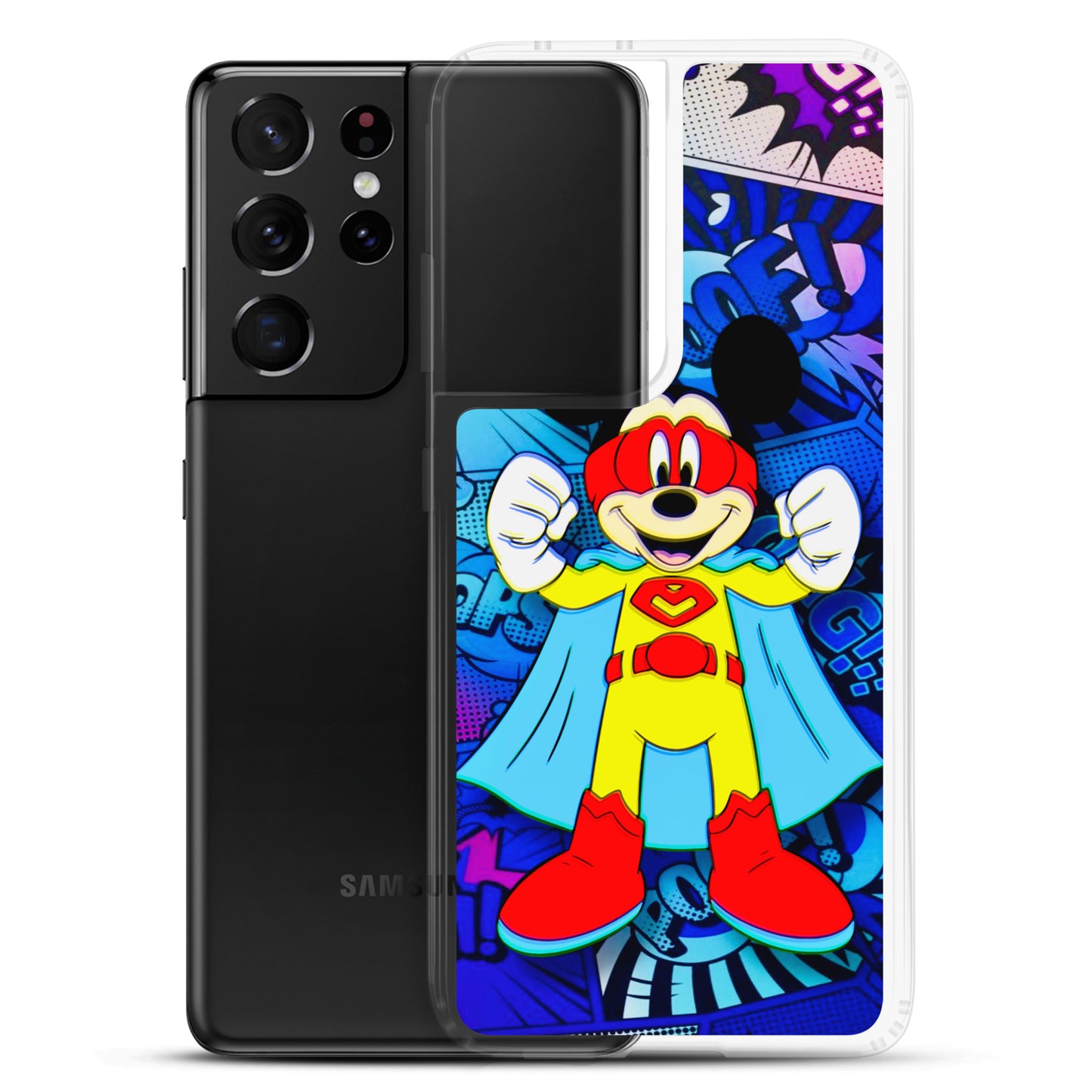 Designer Mickey-Mouse Samsung® Clear Case | Available for Most Samsung® Models