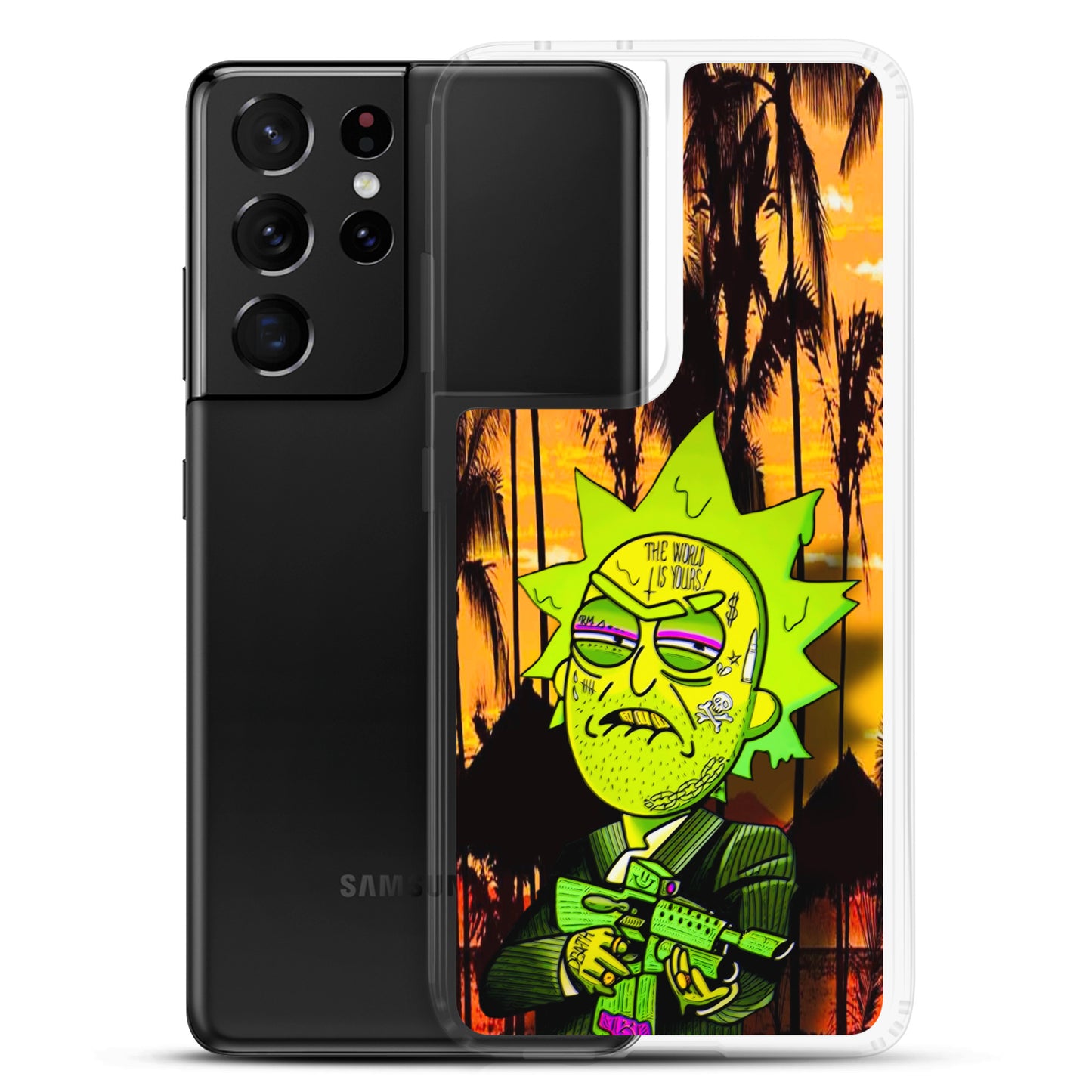 Designer Rick and Morty Samsung® Clear Case | Available for Most Samsung® Models