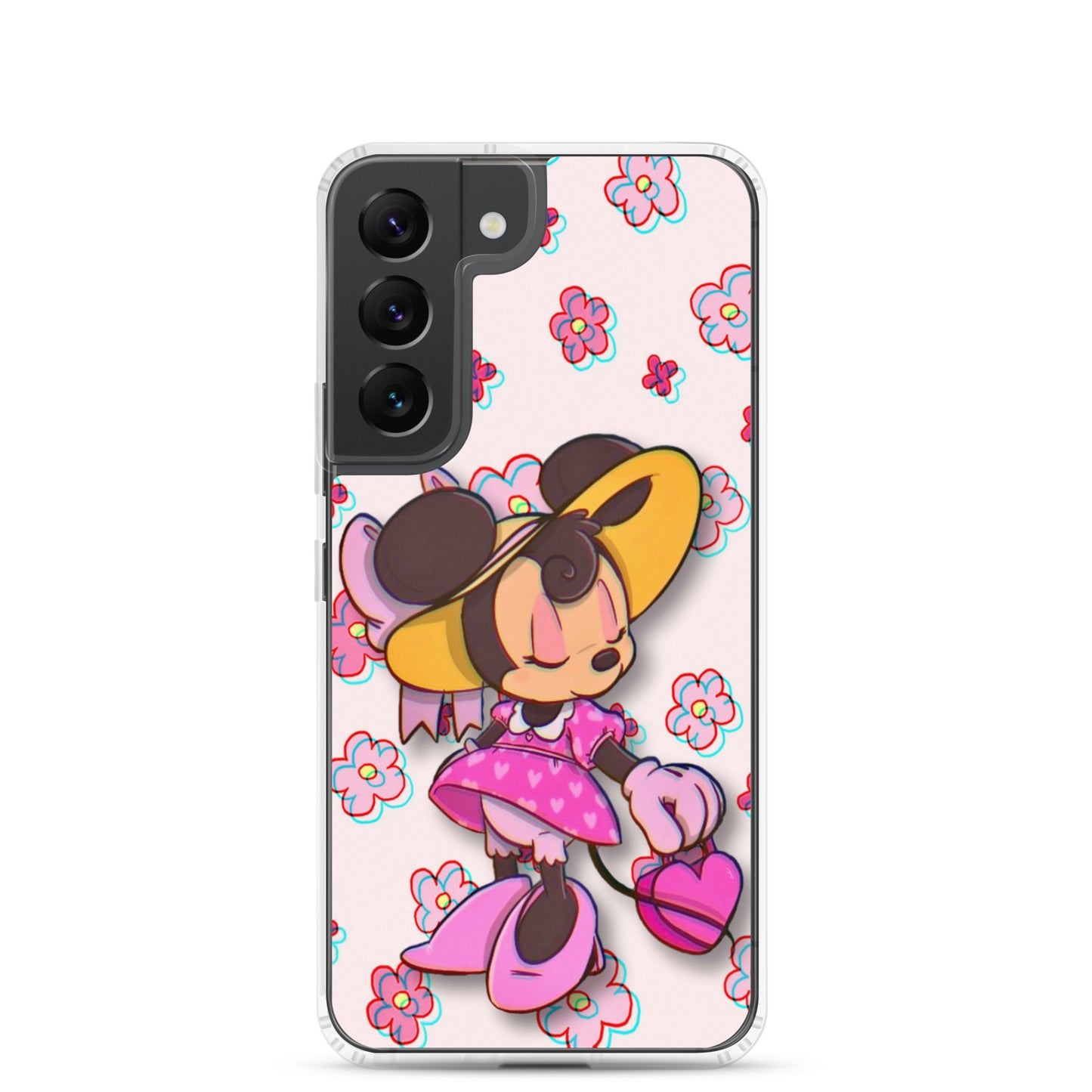 Designer Minnie-Mouse Samsung® Clear Case | Available for Most Samsung® Models | Glossy or Matte Print Options