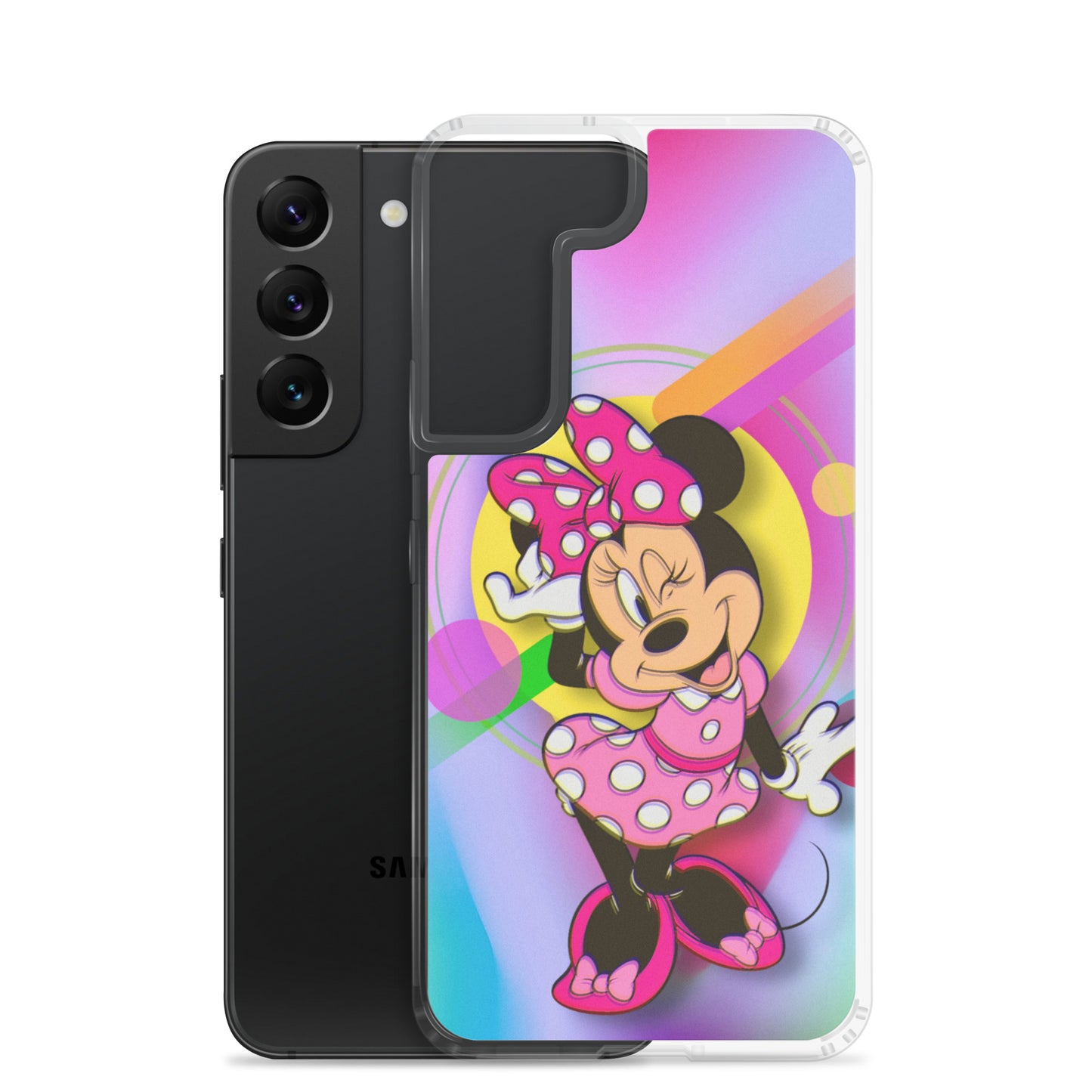 Designer Minnie-Mouse Samsung® Clear Case | Available for Most Samsung® Models