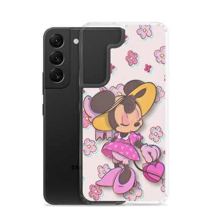 Designer Minnie-Mouse Samsung® Clear Case | Available for Most Samsung® Models | Glossy or Matte Print Options