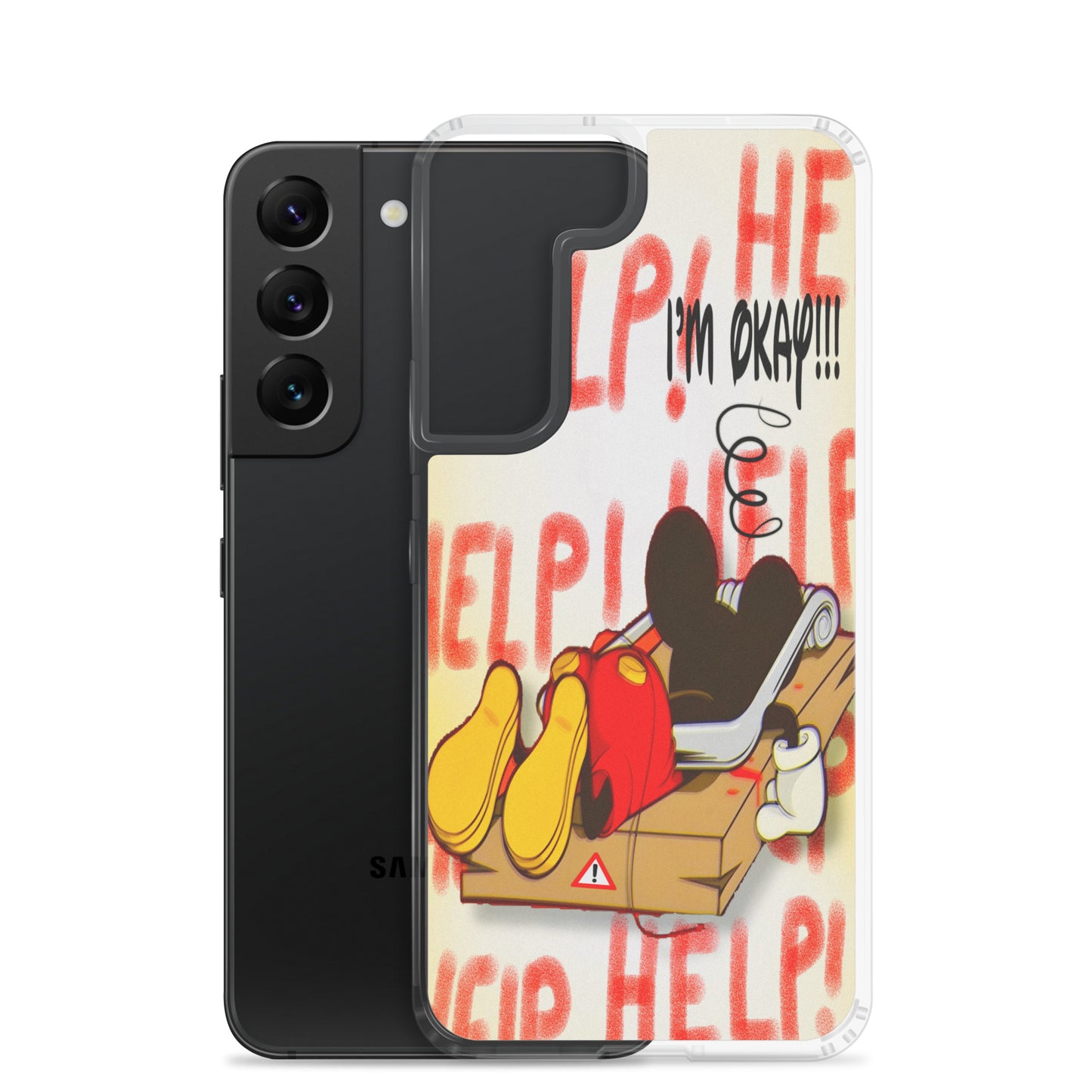 Designer Mickey-Mouse Samsung® Clear Case | Available for Most Samsung® Models