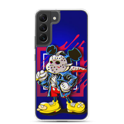 Designer Mickey-Mouse as Jason from Friday the 13th Samsung® Clear Case | Available for Most Samsung® Models