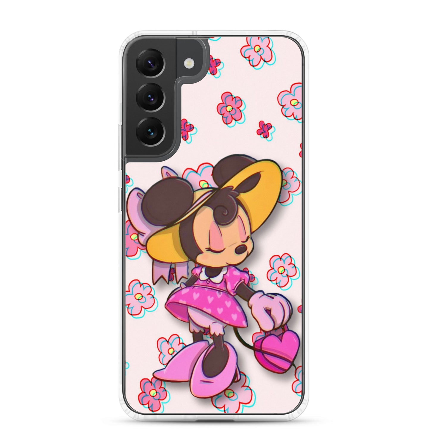 Designer Minnie-Mouse Samsung® Clear Case | Available for Most Samsung® Models | Glossy or Matte Print Options