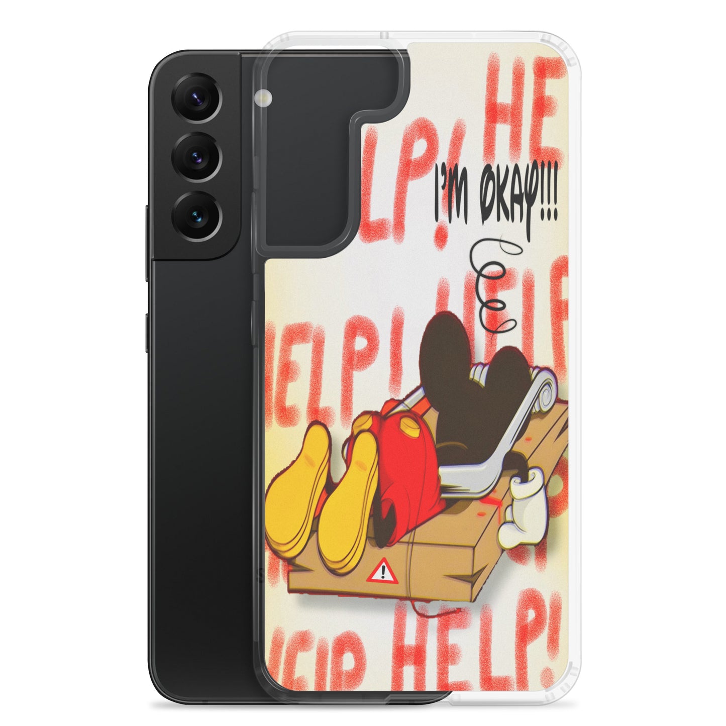 Designer Mickey-Mouse Samsung® Clear Case | Available for Most Samsung® Models