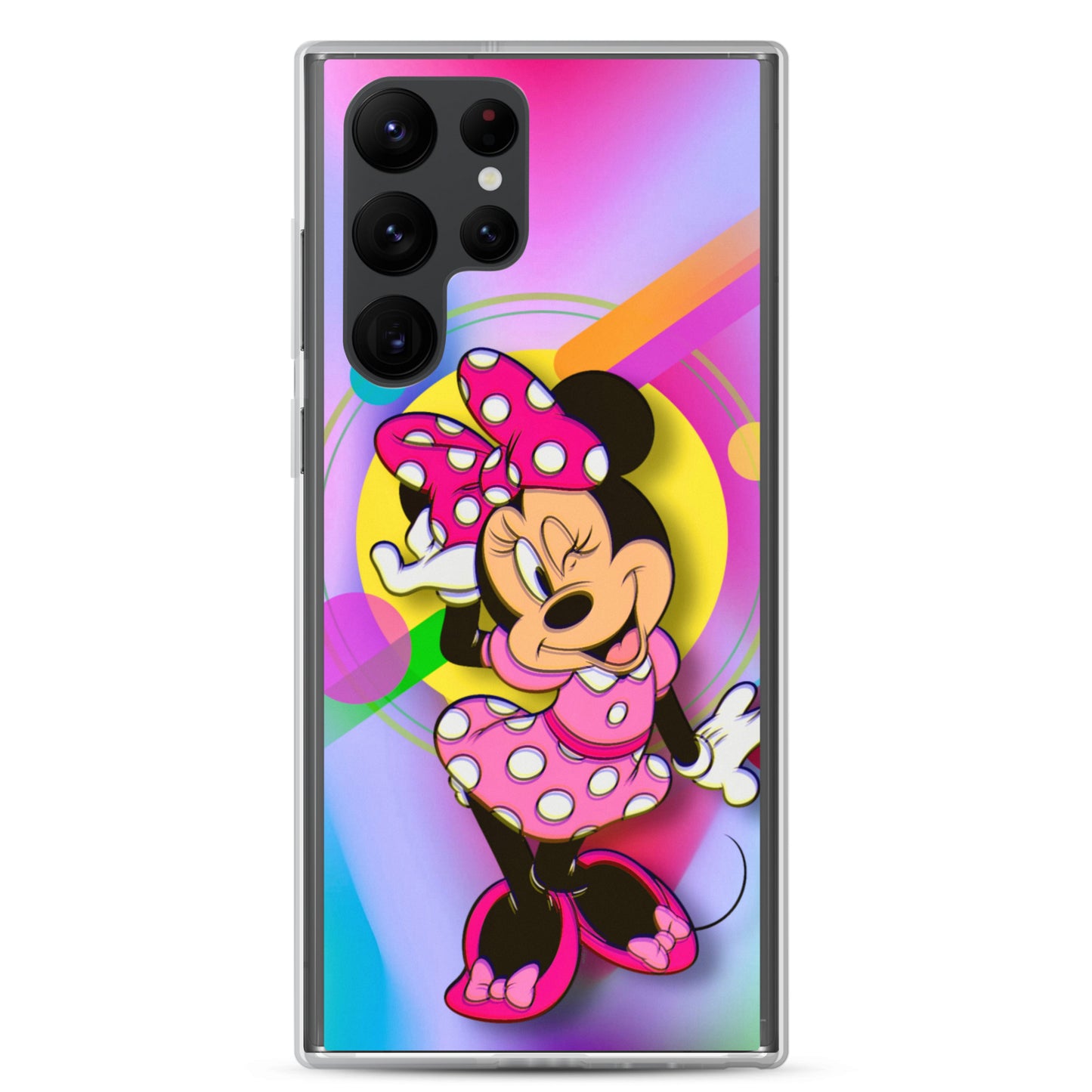 Designer Minnie-Mouse Samsung® Clear Case | Available for Most Samsung® Models