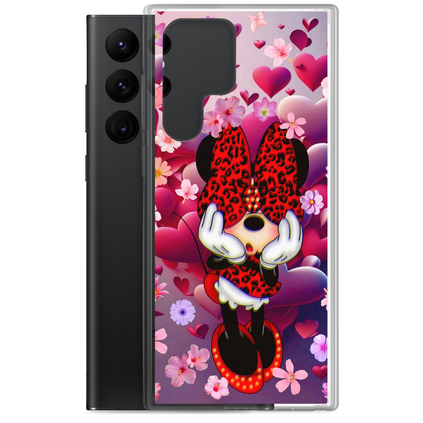 Designer Minnie-Mouse Samsung® Clear Case | Available for Most Samsung® Models