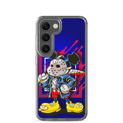 Designer Mickey-Mouse as Jason from Friday the 13th Samsung® Clear Case | Available for Most Samsung® Models