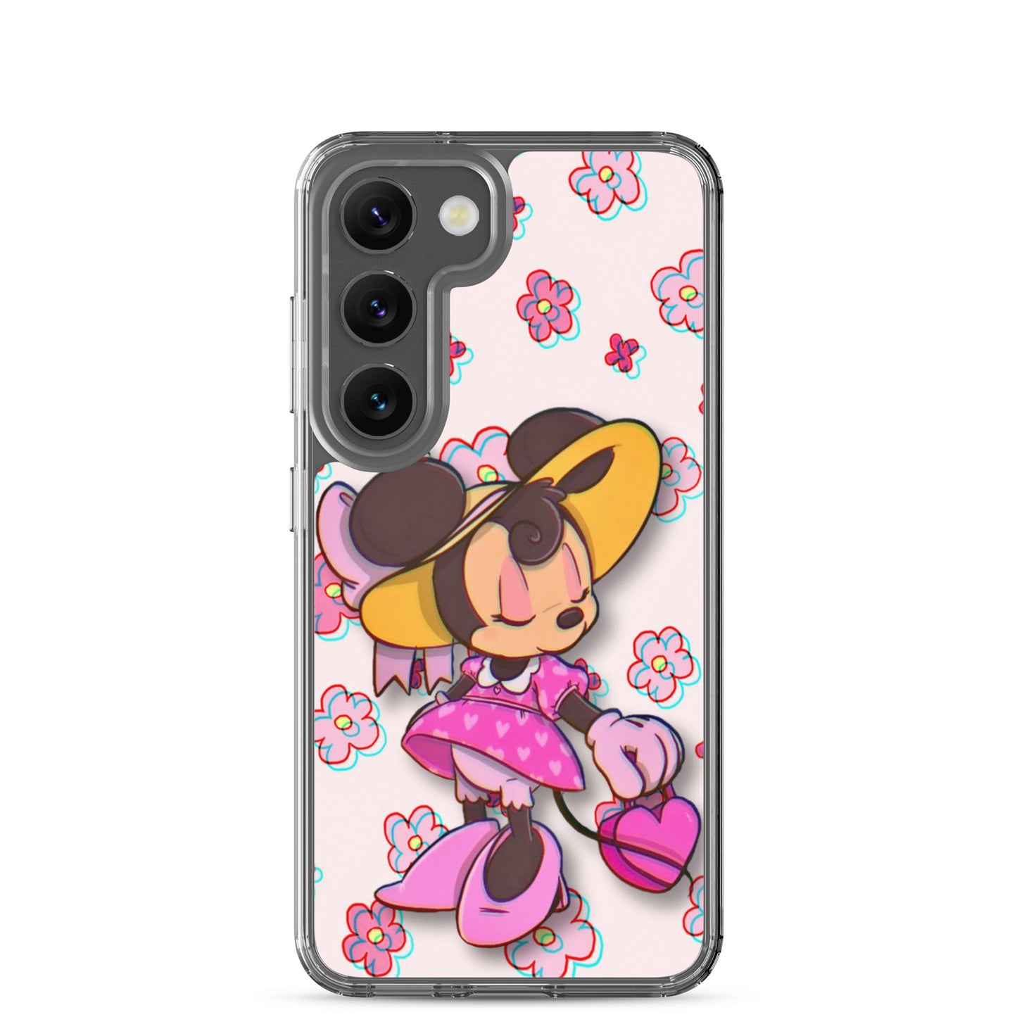 Designer Minnie-Mouse Samsung® Clear Case | Available for Most Samsung® Models | Glossy or Matte Print Options