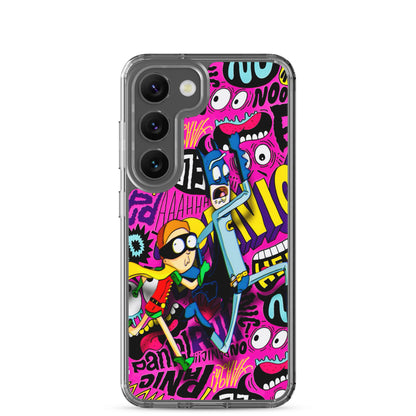 Designer Rick and Morty Samsung® Clear Case | Available for Most Samsung® Models