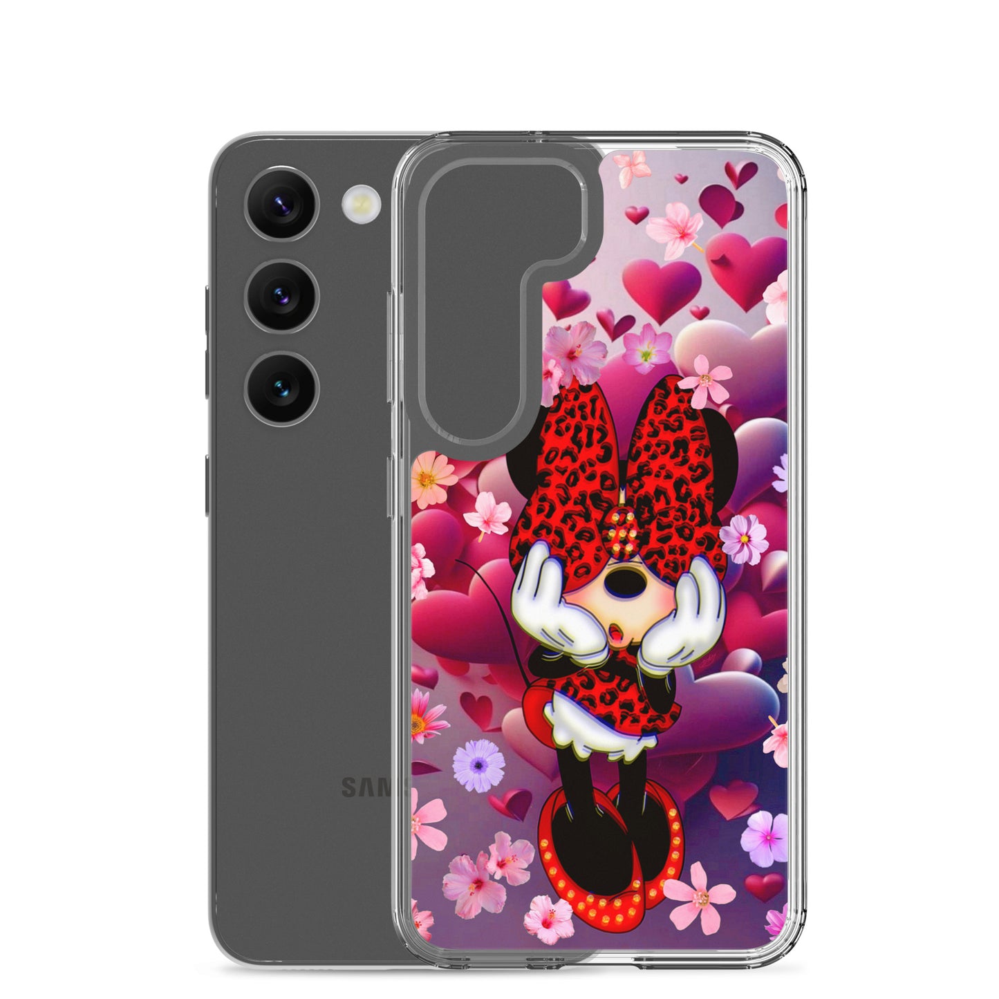 Designer Minnie-Mouse Samsung® Clear Case | Available for Most Samsung® Models