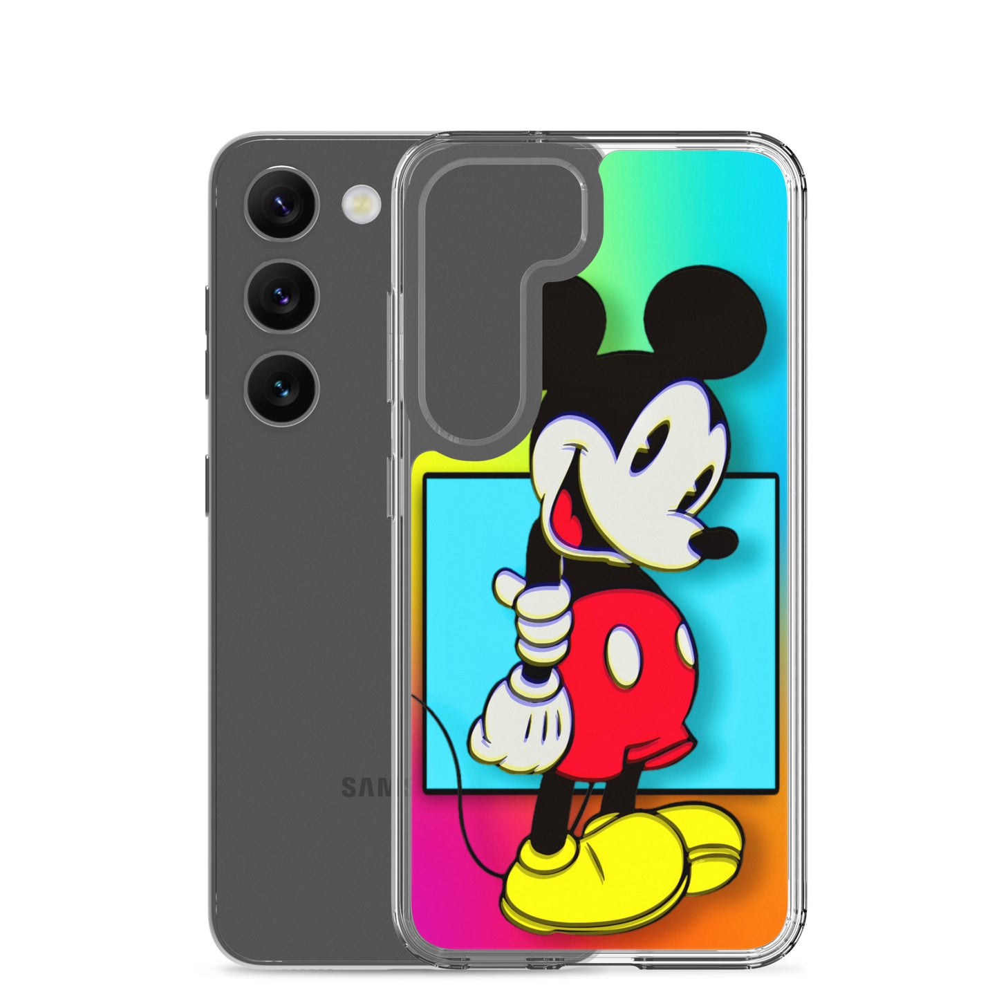 Designer Mickey-Mouse Samsung® Clear Case | Available for Most Samsung® Models