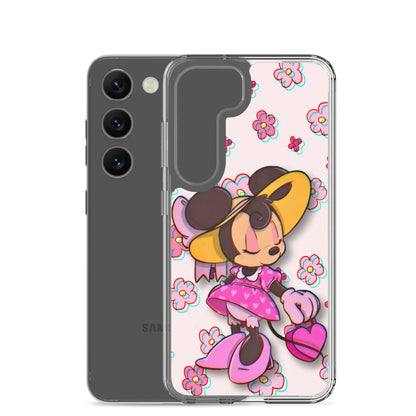 Designer Minnie-Mouse Samsung® Clear Case | Available for Most Samsung® Models | Glossy or Matte Print Options