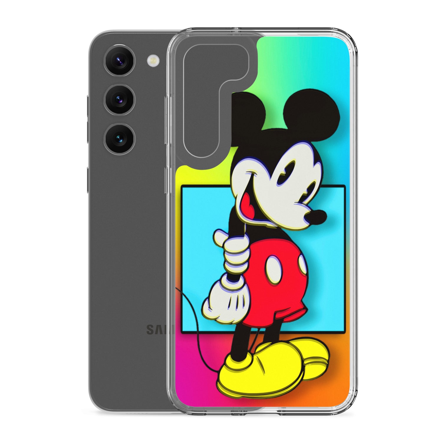 Designer Mickey-Mouse Samsung® Clear Case | Available for Most Samsung® Models