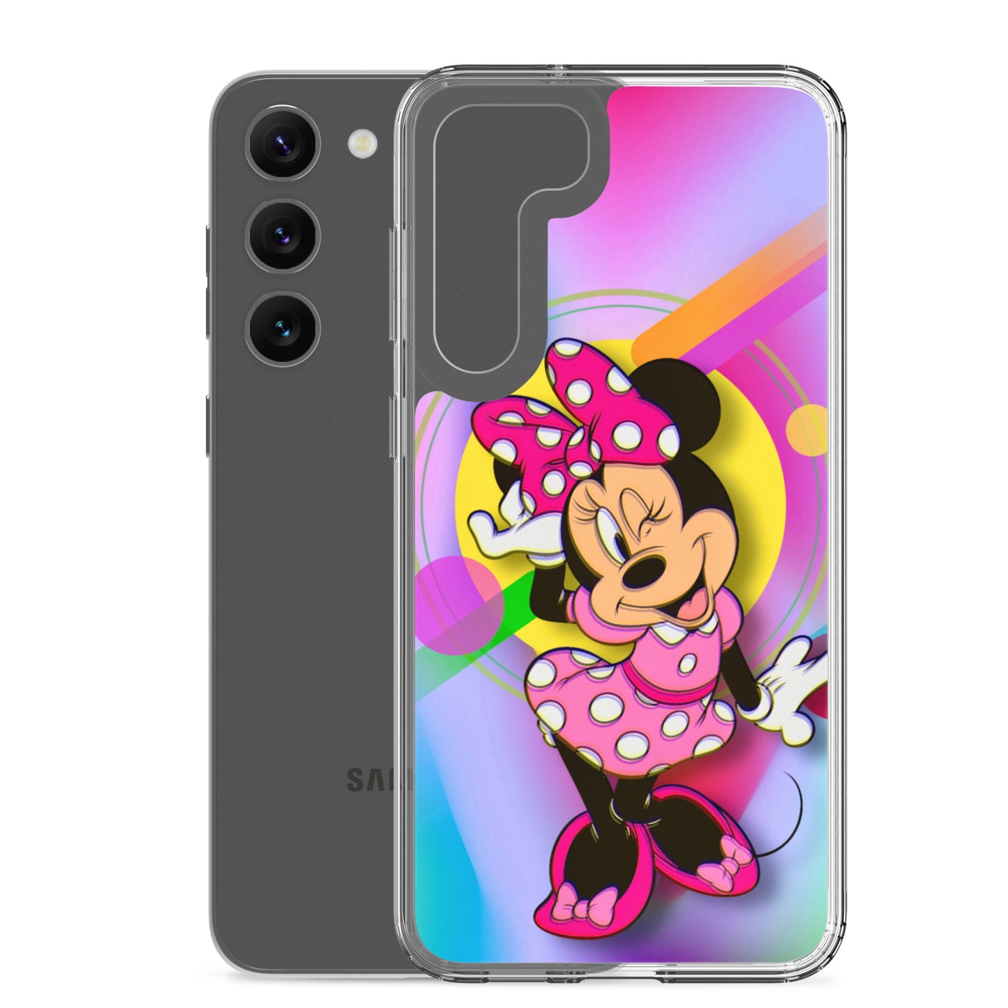 Designer Minnie-Mouse Samsung® Clear Case | Available for Most Samsung® Models