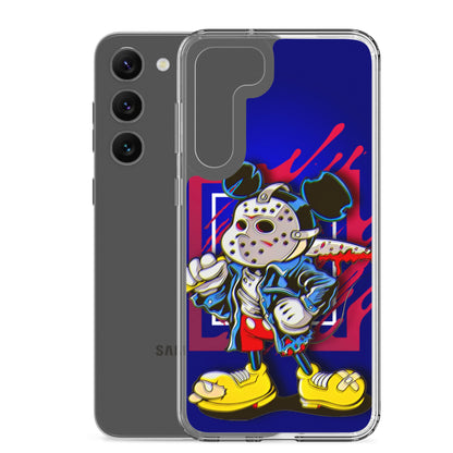 Designer Mickey-Mouse as Jason from Friday the 13th Samsung® Clear Case | Available for Most Samsung® Models