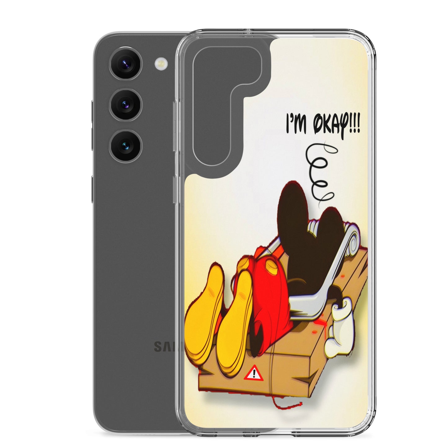 Designer Mickey-Mouse Samsung® Clear Case | Available for Most Samsung® Models