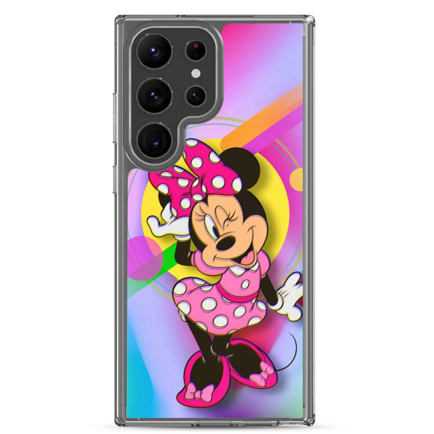 Designer Minnie-Mouse Samsung® Clear Case | Available for Most Samsung® Models