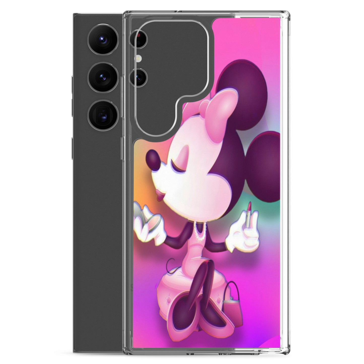 Designer Minnie-Mouse Samsung® Clear Case | Available for Most Samsung® Models