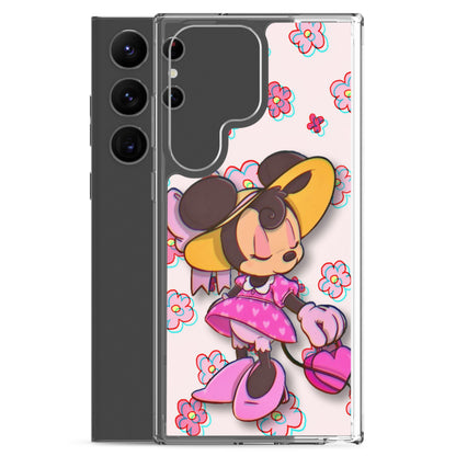 Designer Minnie-Mouse Samsung® Clear Case | Available for Most Samsung® Models | Glossy or Matte Print Options