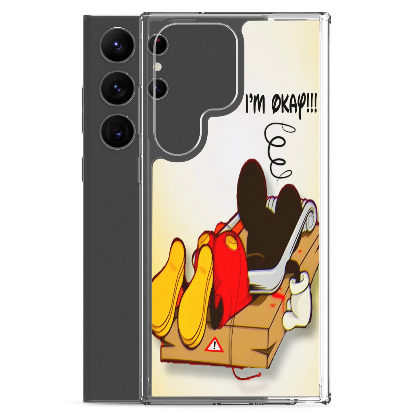 Designer Mickey-Mouse Samsung® Clear Case | Available for Most Samsung® Models