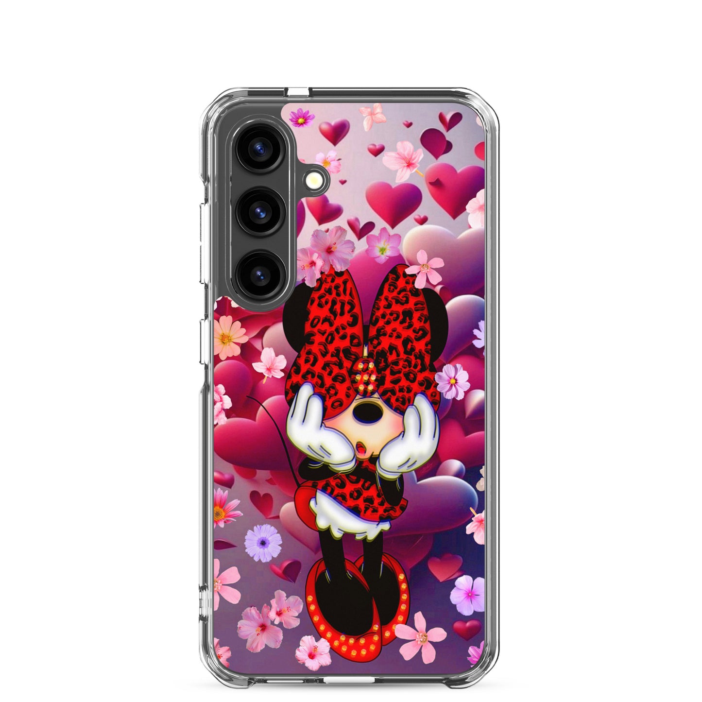 Designer Minnie-Mouse Samsung® Clear Case | Available for Most Samsung® Models