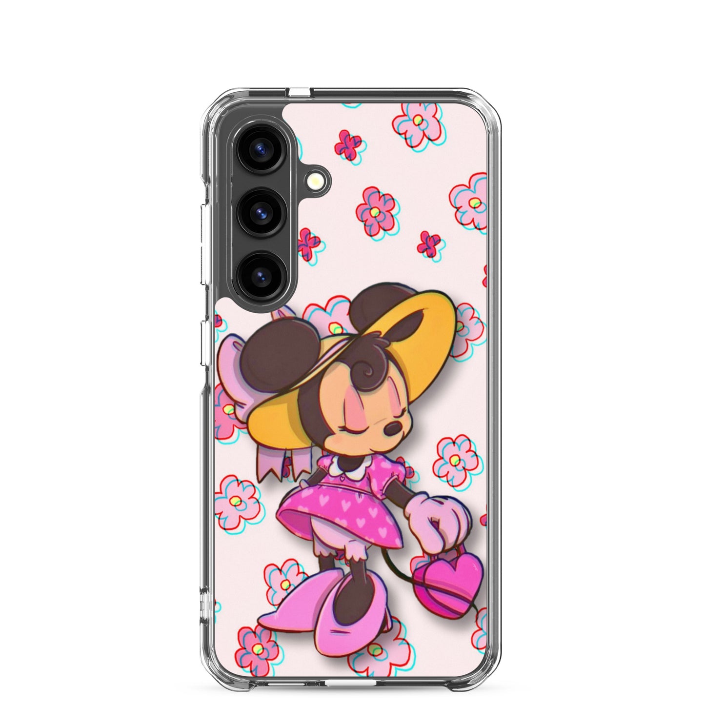 Designer Minnie-Mouse Samsung® Clear Case | Available for Most Samsung® Models | Glossy or Matte Print Options