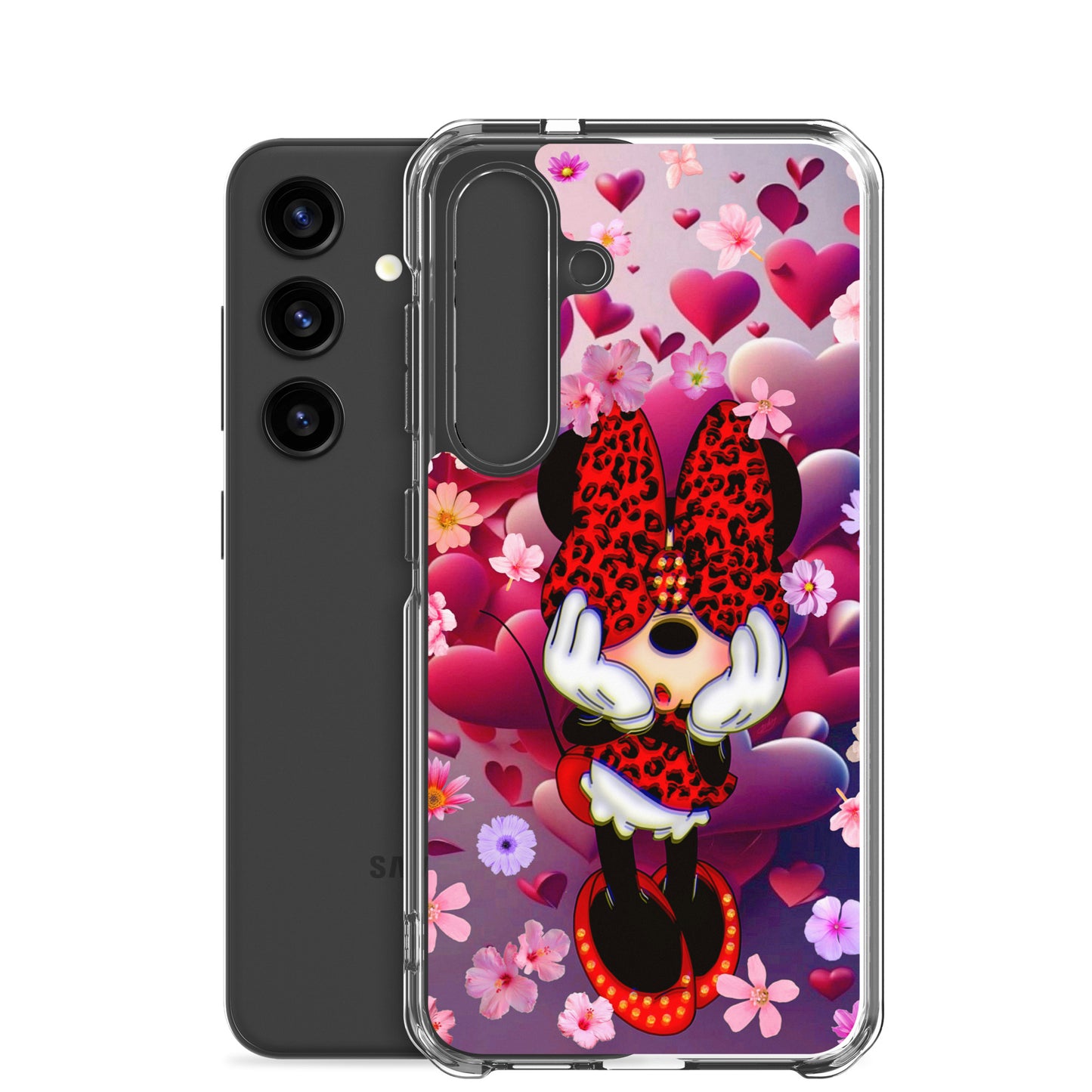 Designer Minnie-Mouse Samsung® Clear Case | Available for Most Samsung® Models