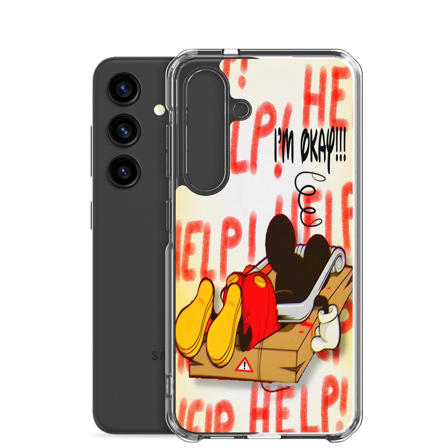 Designer Mickey-Mouse Samsung® Clear Case | Available for Most Samsung® Models